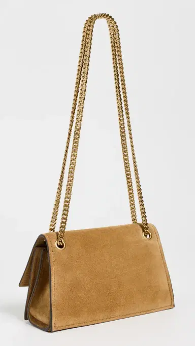 Tory Burch Kira Turnlock Suede Mini Bag | Thumbnail 4 Tory Burch Kira Turnlock Suede Mini Bag | Thumbnail 4