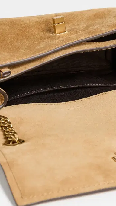 Tory Burch Kira Turnlock Suede Mini Bag | Thumbnail 6 Tory Burch Kira Turnlock Suede Mini Bag | Thumbnail 6