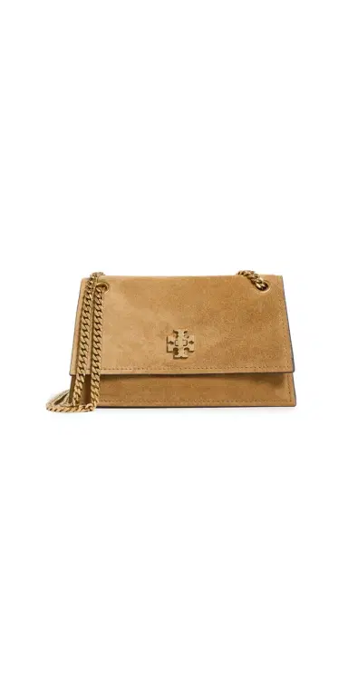 Tory Burch Kira Turnlock Suede Mini Bag | Thumbnail 1 Tory Burch Kira Turnlock Suede Mini Bag | Thumbnail 1