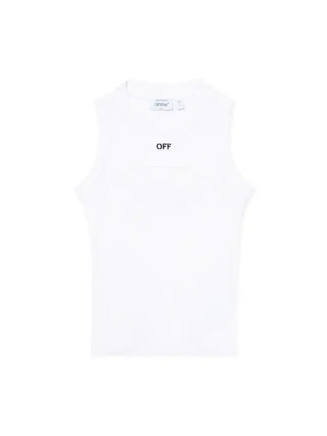 Off-White Off Stamp Rib Round Tank Top