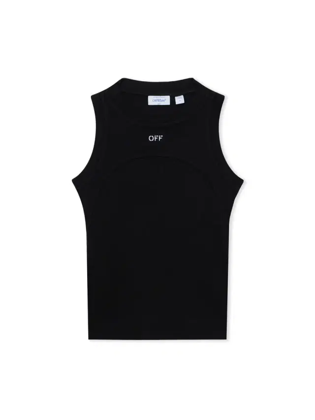 Off-White Off Stamp Rib Round Tank Top