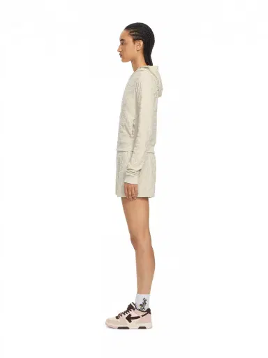 Off-White Terry Off Slim Zip-Up Hoodie | Thumbnail 3 Off-White Terry Off Slim Zip-Up Hoodie | Thumbnail 3