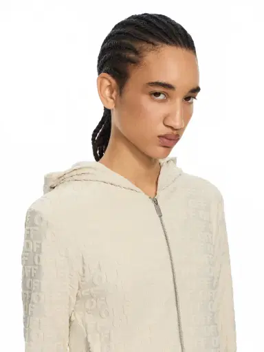 Off-White Terry Off Slim Zip-Up Hoodie | Thumbnail 5 Off-White Terry Off Slim Zip-Up Hoodie | Thumbnail 5