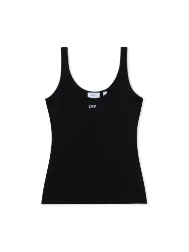 Off-White Off Stamp Rib Tank Top | Thumbnail 1 Off-White Off Stamp Rib Tank Top | Thumbnail 1