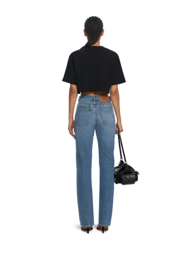 Off-White Off Stamp Rib Cropped Tee | Thumbnail 4 Off-White Off Stamp Rib Cropped Tee | Thumbnail 4