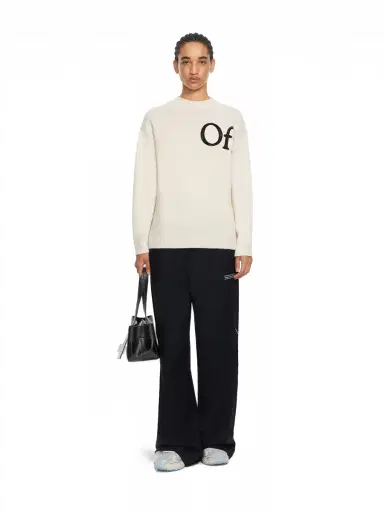Off-White Bookish Shared Logo Knit Crewneck | Thumbnail 2 Off-White Bookish Shared Logo Knit Crewneck | Thumbnail 2