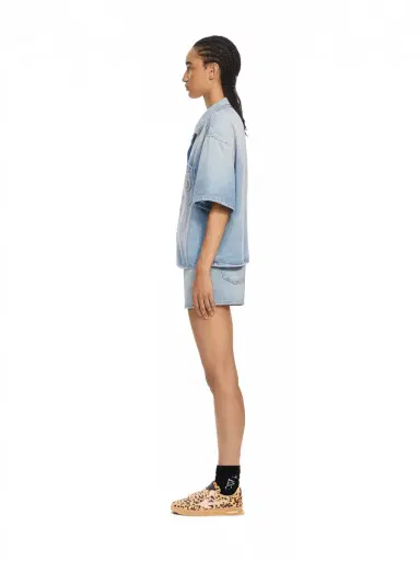 Off-White College Patch Denim S/S Shirt | Thumbnail 3 Off-White College Patch Denim S/S Shirt | Thumbnail 3