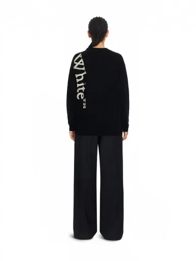 Off-White Vertical Bookish Logo Knit Crewneck | Thumbnail 4 Off-White Vertical Bookish Logo Knit Crewneck | Thumbnail 4