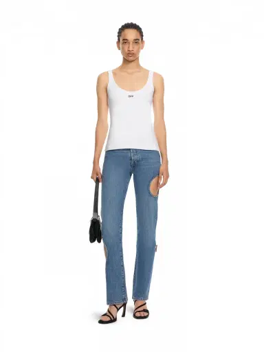 Off-White Off Stamp Rib Tank Top | Thumbnail 2 Off-White Off Stamp Rib Tank Top | Thumbnail 2