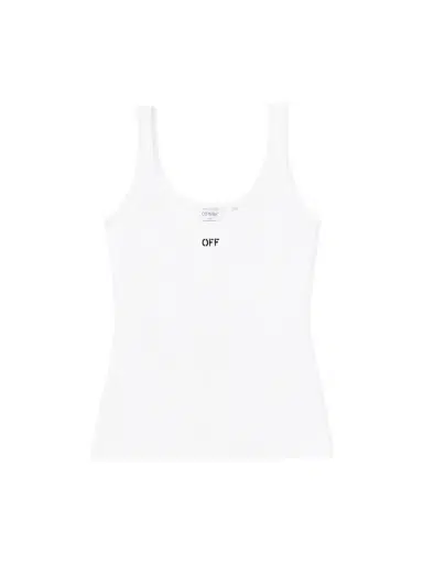 Off-White Off Stamp Rib Tank Top | Thumbnail 1 Off-White Off Stamp Rib Tank Top | Thumbnail 1