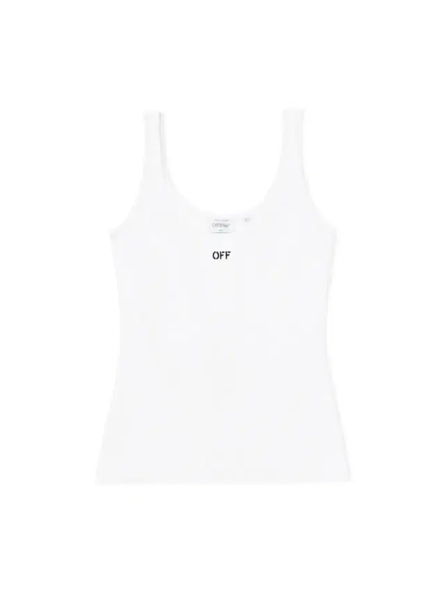 Off-White Off Stamp Rib Tank Top