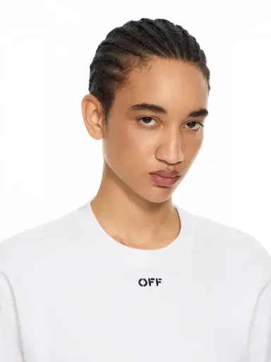 Off-White Off Stamp Rib Cropped Tee | Thumbnail 5