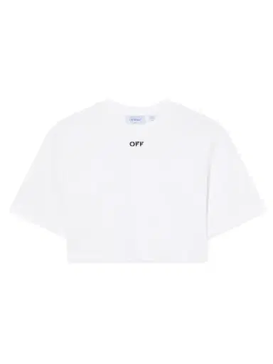 Off-White Off Stamp Rib Cropped Tee | Thumbnail 1