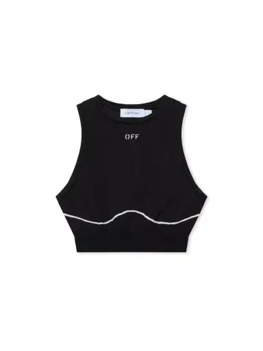 Off-White Off Stamp Seamless Crop Top | Thumbnail 1 Off-White Off Stamp Seamless Crop Top | Thumbnail 1