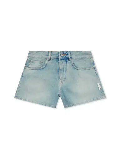 Off-White College Patch Denim Shorts | Thumbnail 1 Off-White College Patch Denim Shorts | Thumbnail 1