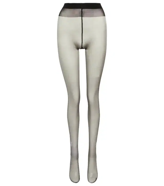 Saint Laurent Monogram crystal-embellished tights