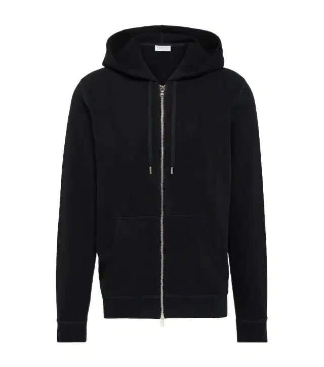 Loopback cotton hoodie