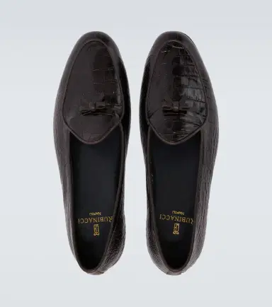 Rubinacci Marfy croc-effect leather loafers | Thumbnail 5 Rubinacci Marfy croc-effect leather loafers | Thumbnail 5