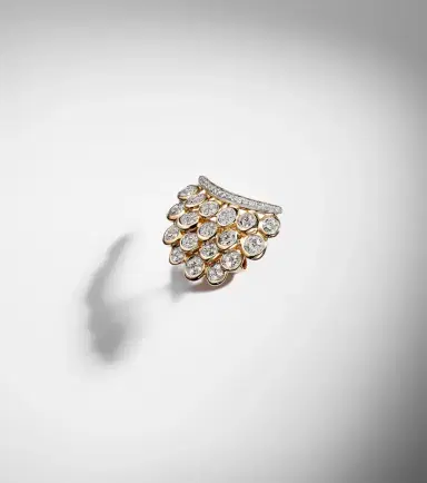 Rainbow K Blossom 14kt gold single earring with diamonds | Thumbnail 5 Rainbow K Blossom 14kt gold single earring with diamonds | Thumbnail 5