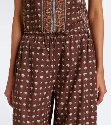 DÔEN Dôen Yarrow printed cotton tapered pants | Thumbnail 4