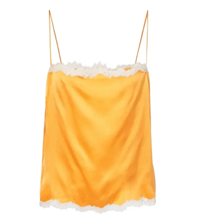 Doen Dôen Loure lace-trimmed silk satin camisole