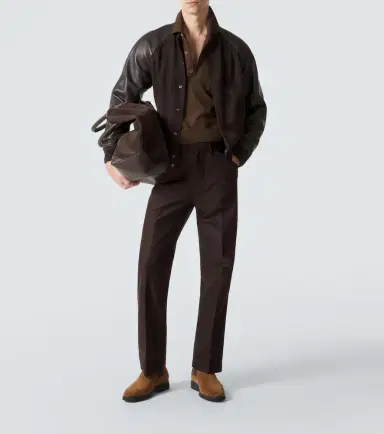 Tom Ford Leather and suede bomber jacket | Thumbnail 2 Tom Ford Leather and suede bomber jacket | Thumbnail 2