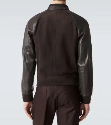Tom Ford Leather and suede bomber jacket | Thumbnail 6 Tom Ford Leather and suede bomber jacket | Thumbnail 6