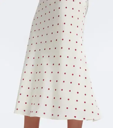 Alessandra Rich Ruffled polka-dot silk midi dress | Thumbnail 4