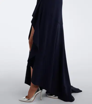 Stella McCartney Ruffled georgette gown | Thumbnail 3