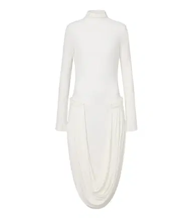 Stella McCartney Draped-detail jersey midi dress | Thumbnail 1