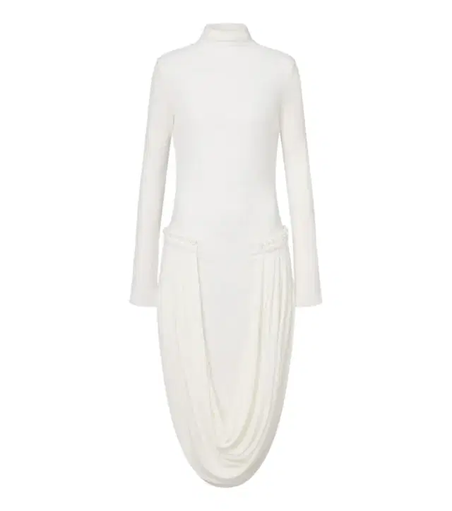 Stella McCartney Draped-detail jersey midi dress
