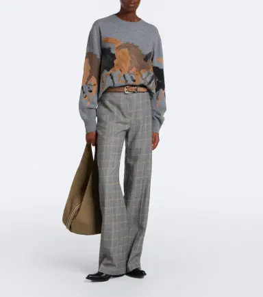 Stella McCartney Intarsia virgin wool sweater | Thumbnail 3 Stella McCartney Intarsia virgin wool sweater | Thumbnail 3