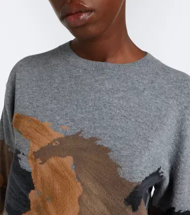 Stella McCartney Intarsia virgin wool sweater | Thumbnail 6 Stella McCartney Intarsia virgin wool sweater | Thumbnail 6