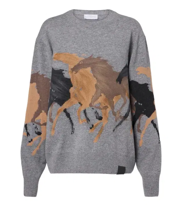 Stella McCartney Intarsia virgin wool sweater