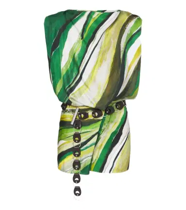 Christopher Esber Belted printed silk minidress | Thumbnail 1 Christopher Esber Belted printed silk minidress | Thumbnail 1