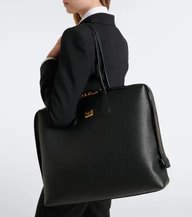 Dolce & Gabbana Vittoria Large leather tote bag | Thumbnail 6