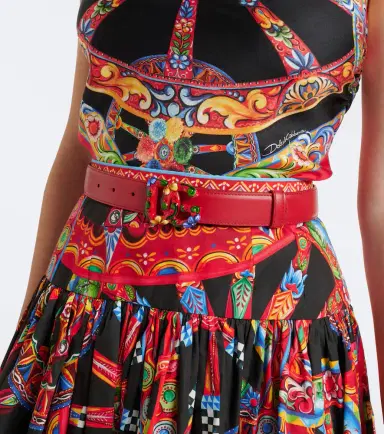 Dolce & Gabbana DG embellished leather belt | Thumbnail 3