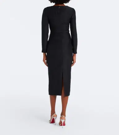 Roland Mouret Crystal-embellished jacquard midi dress | Thumbnail 3