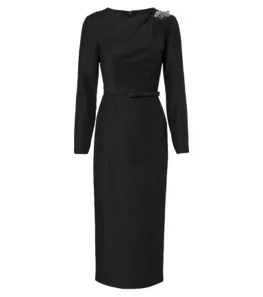 Roland Mouret Crystal-embellished jacquard midi dress | Thumbnail 1