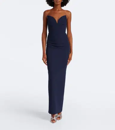 Roland Mouret Scarf-detail corset gown | Thumbnail 3