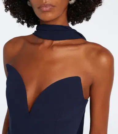 Roland Mouret Scarf-detail corset gown | Thumbnail 6
