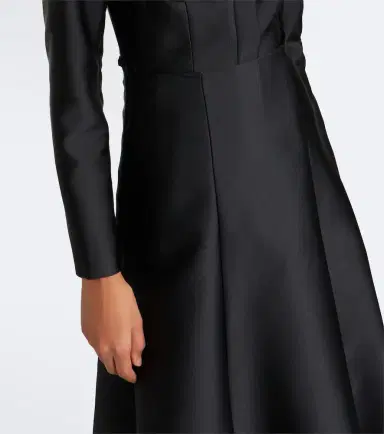 Roland Mouret Taffeta midi skirt | Thumbnail 4 Roland Mouret Taffeta midi skirt | Thumbnail 4