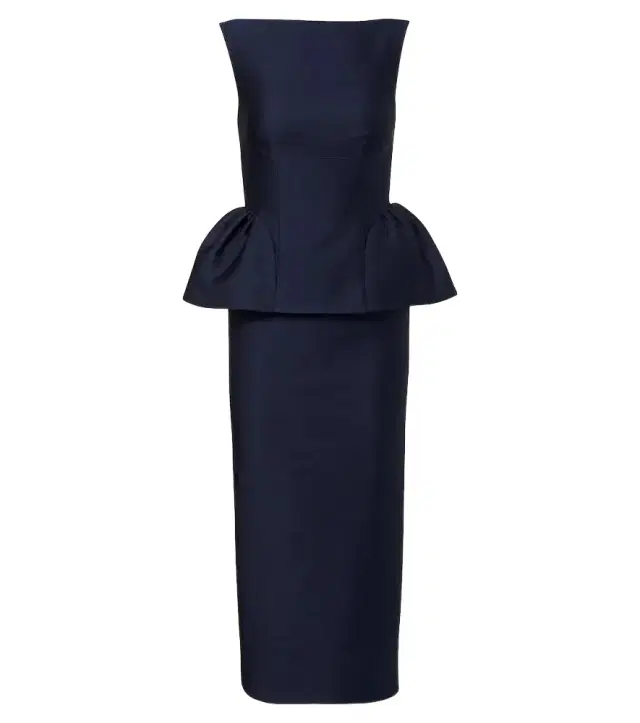 Roland Mouret Peplum taffeta cocktail dress