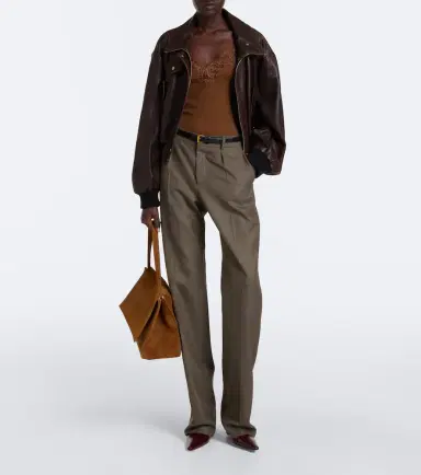 Nour Hammour Amal suede shoulder bag | Thumbnail 6 Nour Hammour Amal suede shoulder bag | Thumbnail 6