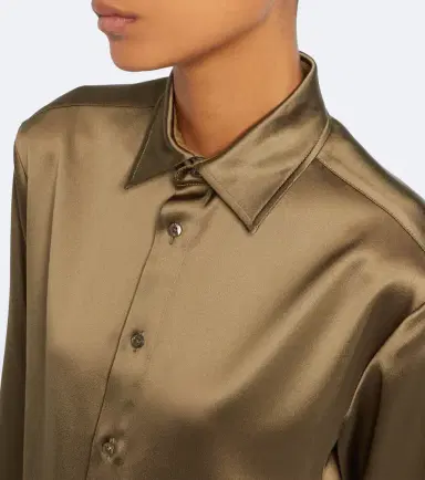 Ralph Lauren Collection Adrien satin shirt | Thumbnail 3 Ralph Lauren Collection Adrien satin shirt | Thumbnail 3