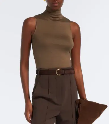 Ralph Lauren Collection Silk-blend turtleneck top | Thumbnail 2