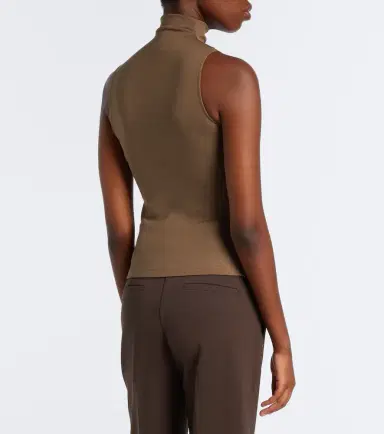 Ralph Lauren Collection Silk-blend turtleneck top | Thumbnail 5