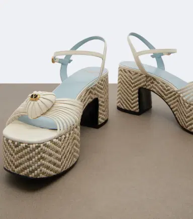 Valentino Garavani Caur Royal leather platform sandals | Thumbnail 4 Valentino Garavani Caur Royal leather platform sandals | Thumbnail 4