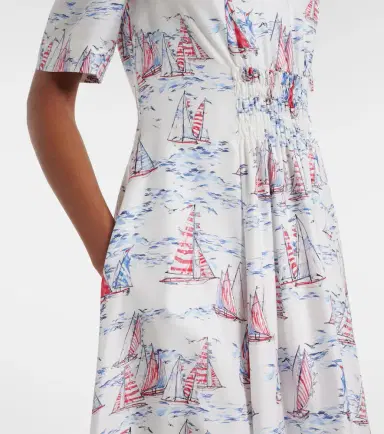 Emilia Wickstead Khloe printed wool midi dress | Thumbnail 2