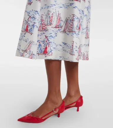Emilia Wickstead Khloe printed wool midi dress | Thumbnail 5